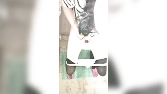 Early 2000s Japanese gas station toilet voyeur series part 1 screenshot 1