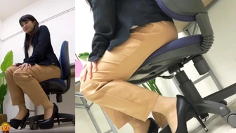 DLEE-487 03 Secretly Filmed, Office Lady's Humiliation and Incontinence in a Workplace Harassing Environment screenshot 3