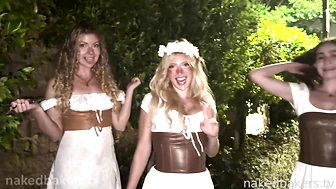 nakedbakers - 7/22/25 the girls pee in the medieval times cup screenshot 4
