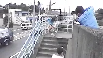 Japanese Nude Outdoor Public Power Pissing screenshot 4