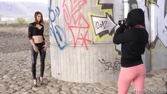 Jana Jelinkova & Maja Rosecka - Outdoor photoshoot screenshot 2