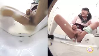 DLSL-131 03 Mischievous peeing voyeur - school girl’s toilet overflowed with piss! screenshot 2