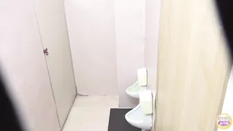 DLSL-366 01 Imposed standing piss! Schoolgirls using boy's urinal for emergency urination screenshot 1