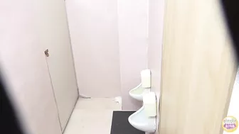 DLSL-366 01 Imposed standing piss! Schoolgirls using boy's urinal for emergency urination screenshot 2